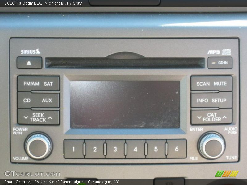 Midnight Blue / Gray 2010 Kia Optima LX
