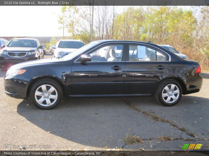 Midnight Blue / Gray 2010 Kia Optima LX