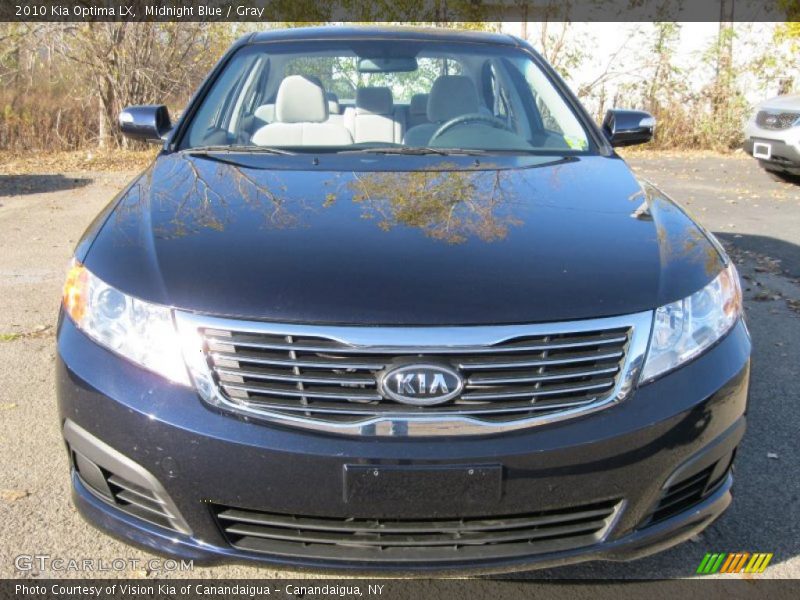 Midnight Blue / Gray 2010 Kia Optima LX