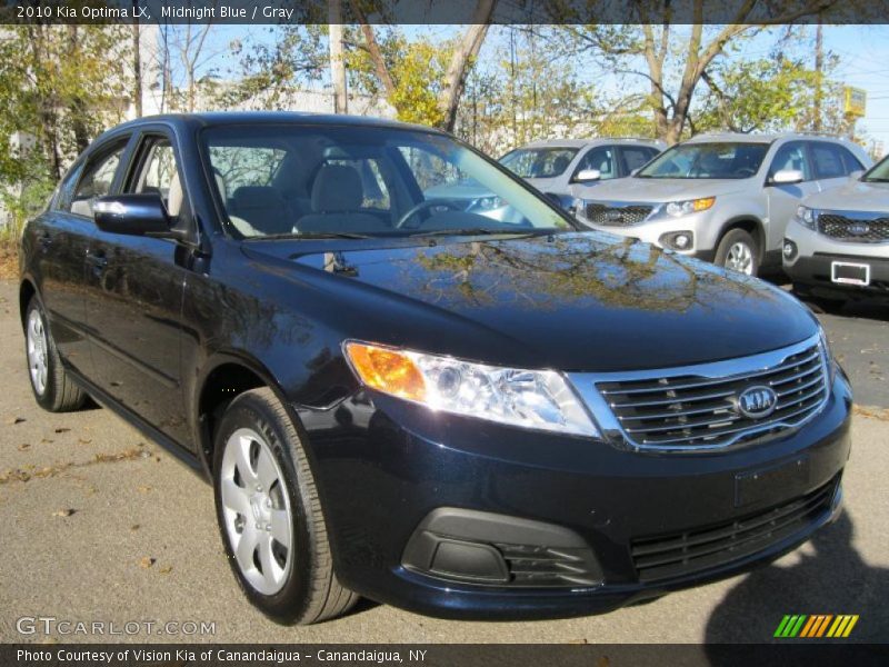 Midnight Blue / Gray 2010 Kia Optima LX