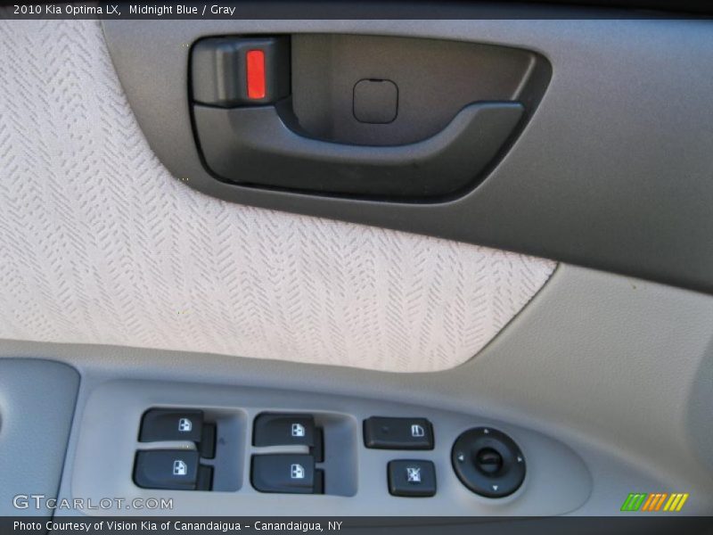Midnight Blue / Gray 2010 Kia Optima LX