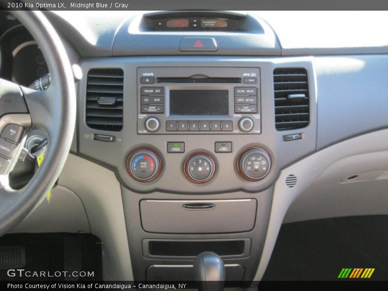 Midnight Blue / Gray 2010 Kia Optima LX