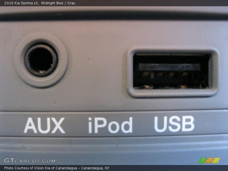 Midnight Blue / Gray 2010 Kia Optima LX