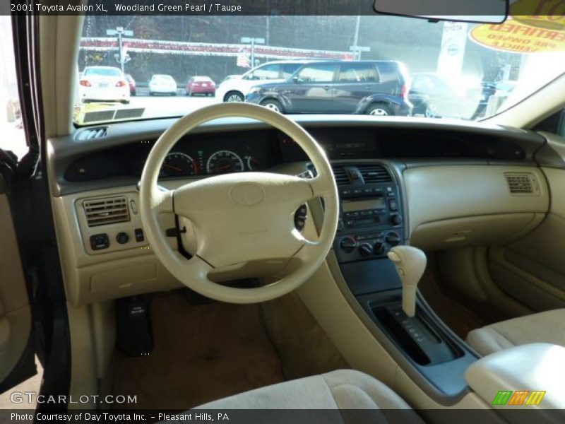 Woodland Green Pearl / Taupe 2001 Toyota Avalon XL