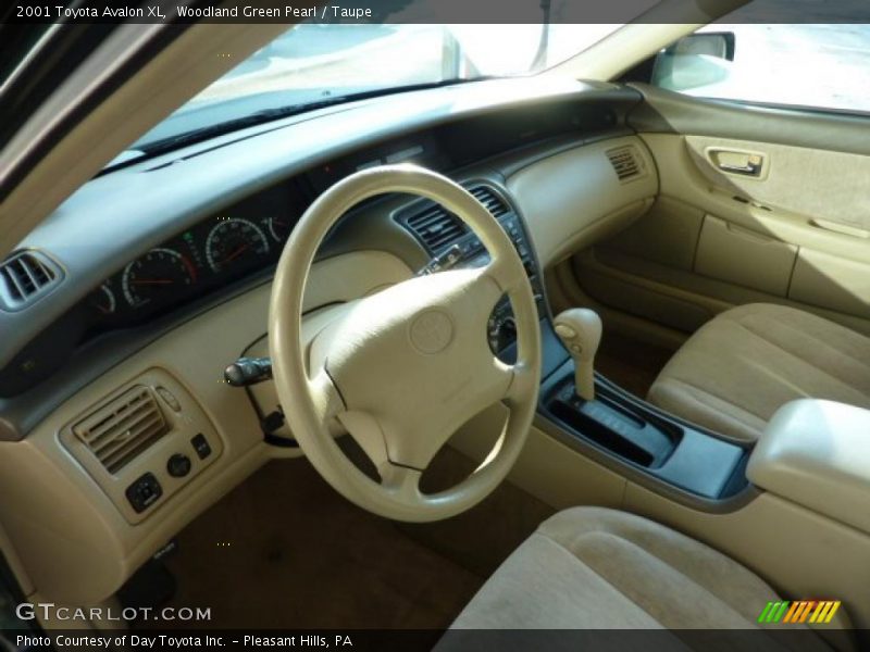 Woodland Green Pearl / Taupe 2001 Toyota Avalon XL