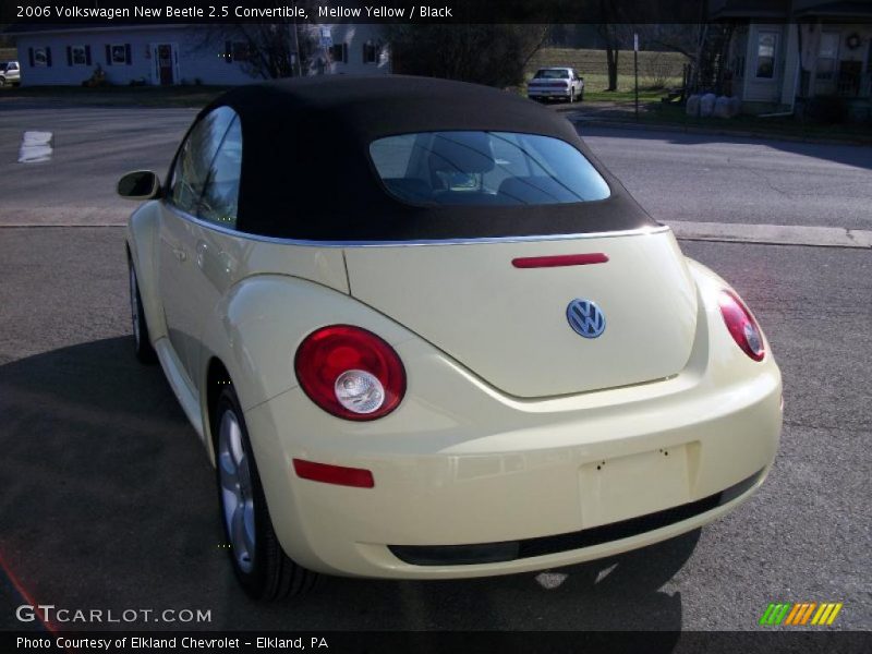 Mellow Yellow / Black 2006 Volkswagen New Beetle 2.5 Convertible