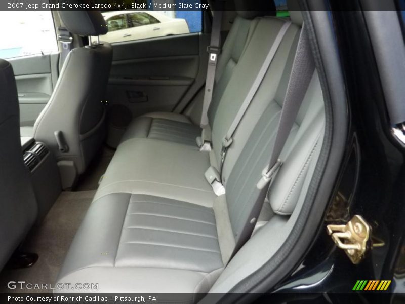 Black / Medium Slate Gray 2007 Jeep Grand Cherokee Laredo 4x4