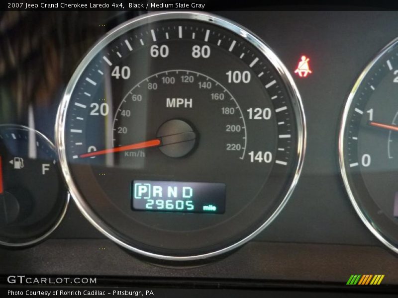 Black / Medium Slate Gray 2007 Jeep Grand Cherokee Laredo 4x4