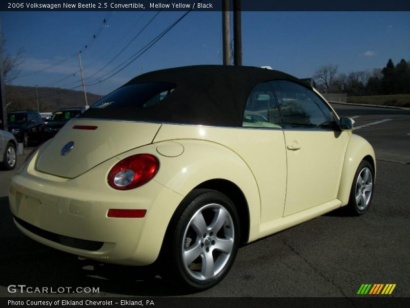Mellow Yellow / Black 2006 Volkswagen New Beetle 2.5 Convertible