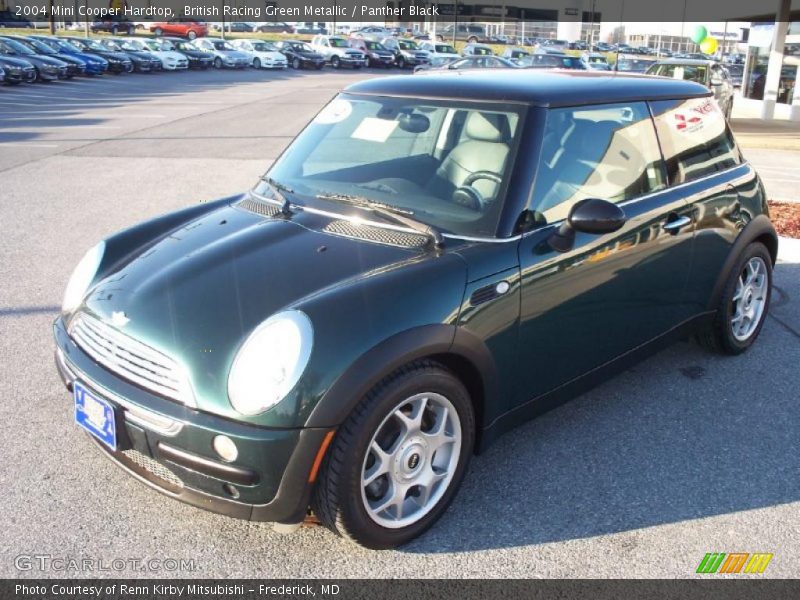 British Racing Green Metallic / Panther Black 2004 Mini Cooper Hardtop
