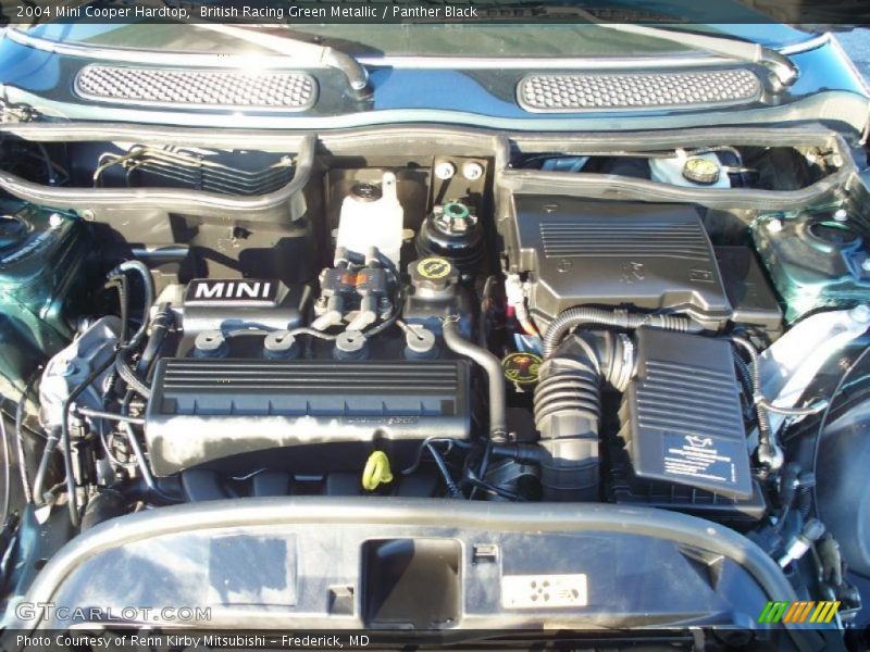 British Racing Green Metallic / Panther Black 2004 Mini Cooper Hardtop