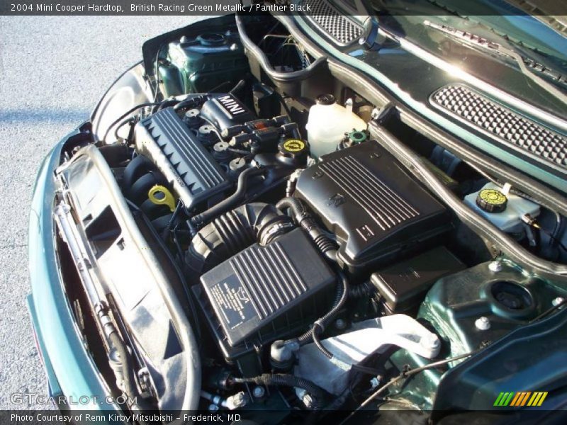British Racing Green Metallic / Panther Black 2004 Mini Cooper Hardtop