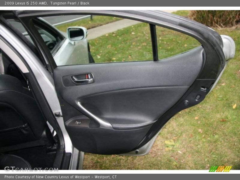 Tungsten Pearl / Black 2009 Lexus IS 250 AWD