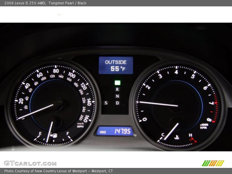  2009 IS 250 AWD 250 AWD Gauges