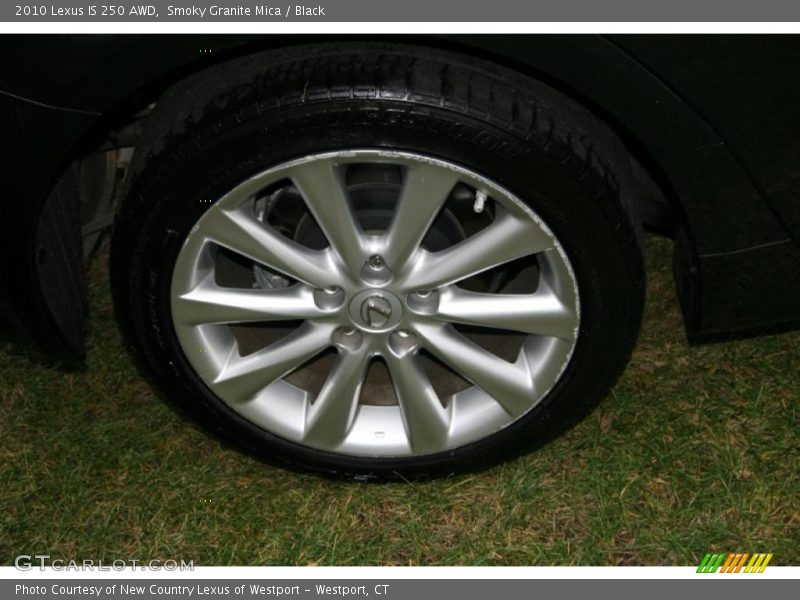 Smoky Granite Mica / Black 2010 Lexus IS 250 AWD