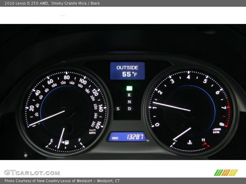  2010 IS 250 AWD 250 AWD Gauges