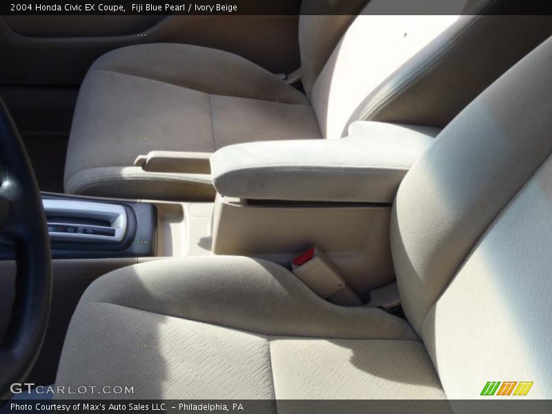Fiji Blue Pearl / Ivory Beige 2004 Honda Civic EX Coupe