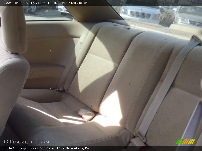 Fiji Blue Pearl / Ivory Beige 2004 Honda Civic EX Coupe