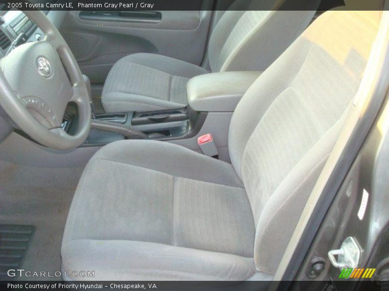 Phantom Gray Pearl / Gray 2005 Toyota Camry LE