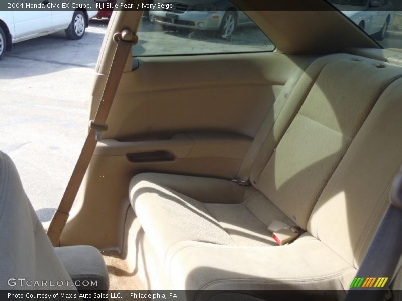 Fiji Blue Pearl / Ivory Beige 2004 Honda Civic EX Coupe