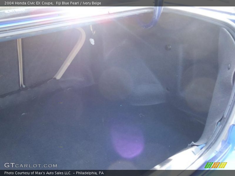 Fiji Blue Pearl / Ivory Beige 2004 Honda Civic EX Coupe