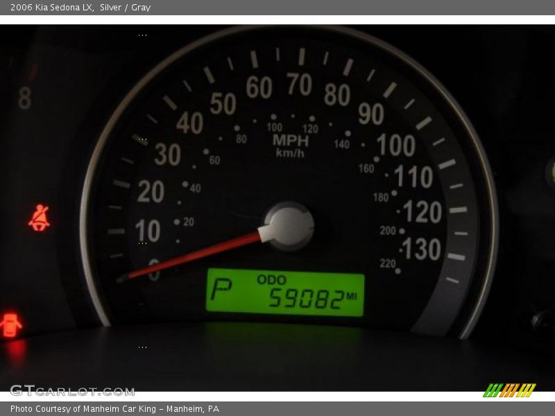 Silver / Gray 2006 Kia Sedona LX