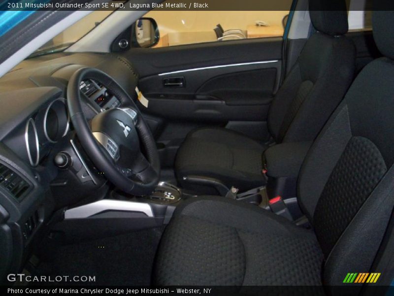 Laguna Blue Metallic / Black 2011 Mitsubishi Outlander Sport SE 4WD
