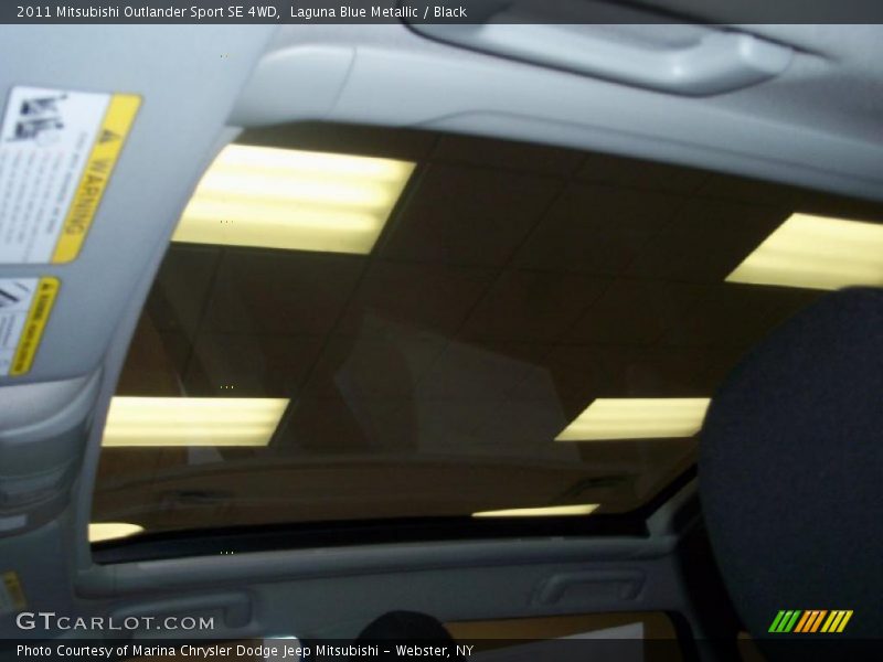Laguna Blue Metallic / Black 2011 Mitsubishi Outlander Sport SE 4WD