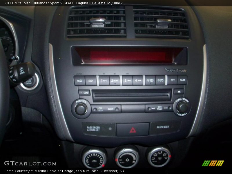 Laguna Blue Metallic / Black 2011 Mitsubishi Outlander Sport SE 4WD