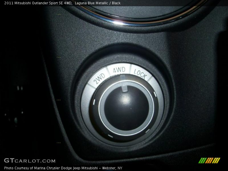 Laguna Blue Metallic / Black 2011 Mitsubishi Outlander Sport SE 4WD