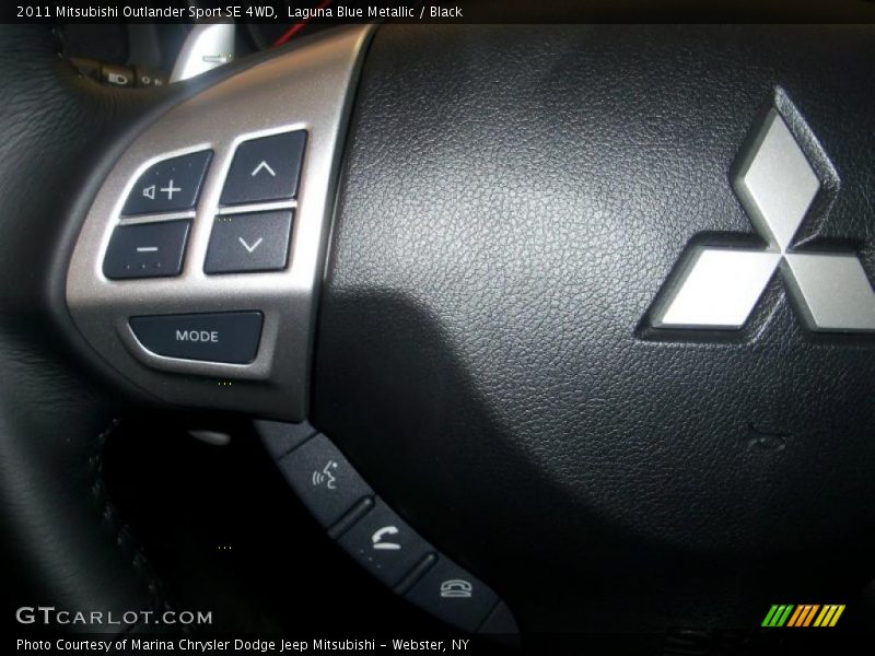 Laguna Blue Metallic / Black 2011 Mitsubishi Outlander Sport SE 4WD