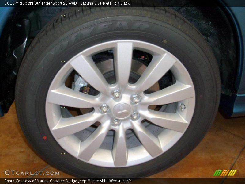Laguna Blue Metallic / Black 2011 Mitsubishi Outlander Sport SE 4WD