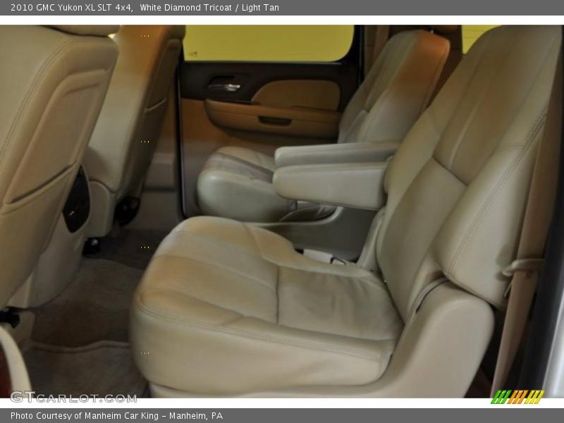 White Diamond Tricoat / Light Tan 2010 GMC Yukon XL SLT 4x4
