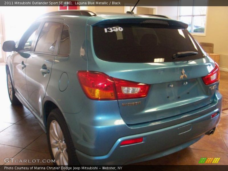 Laguna Blue Metallic / Black 2011 Mitsubishi Outlander Sport SE 4WD