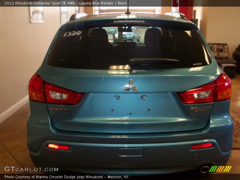 Laguna Blue Metallic / Black 2011 Mitsubishi Outlander Sport SE 4WD