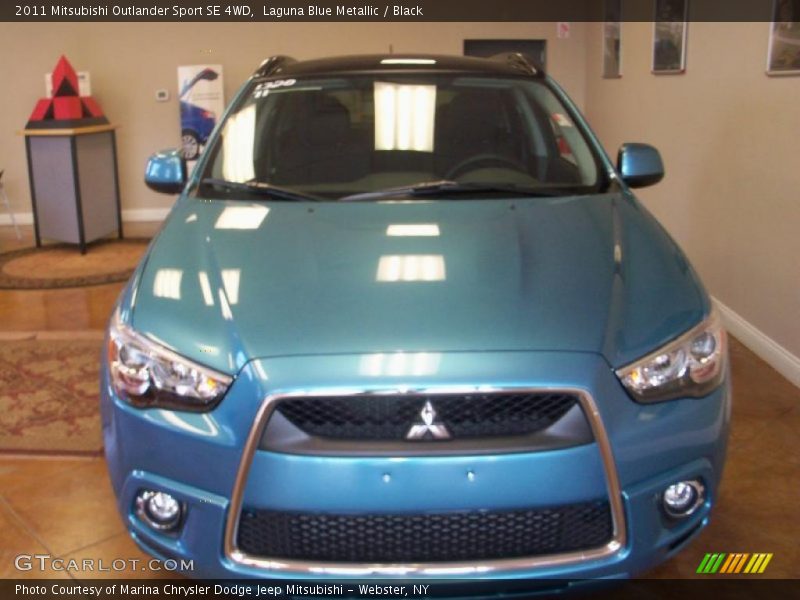 Laguna Blue Metallic / Black 2011 Mitsubishi Outlander Sport SE 4WD