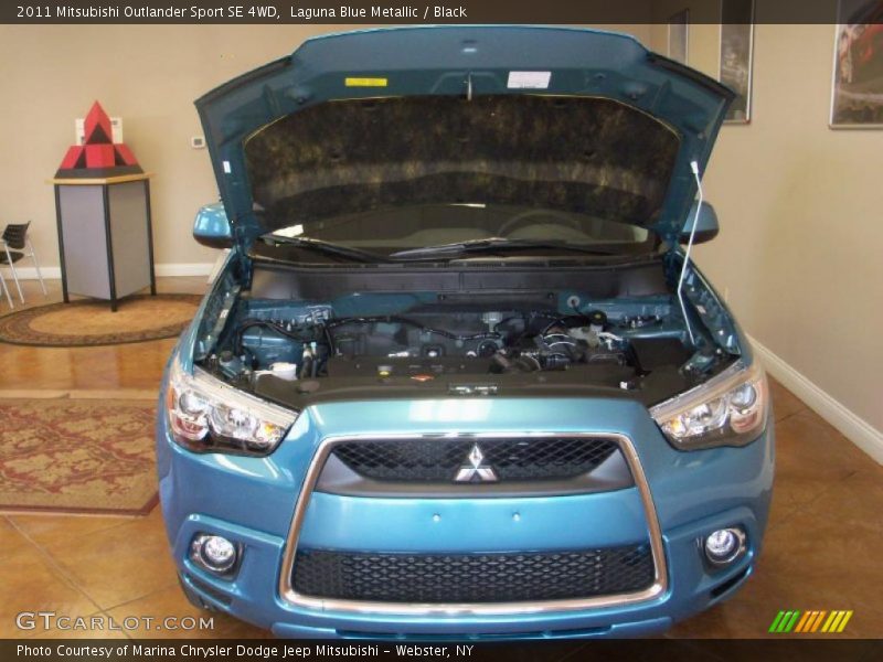 Laguna Blue Metallic / Black 2011 Mitsubishi Outlander Sport SE 4WD