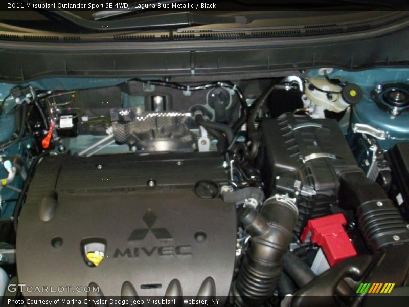 Laguna Blue Metallic / Black 2011 Mitsubishi Outlander Sport SE 4WD