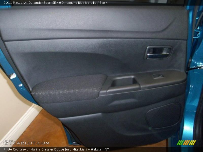 Laguna Blue Metallic / Black 2011 Mitsubishi Outlander Sport SE 4WD