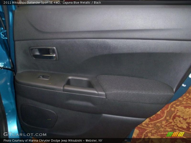 Laguna Blue Metallic / Black 2011 Mitsubishi Outlander Sport SE 4WD
