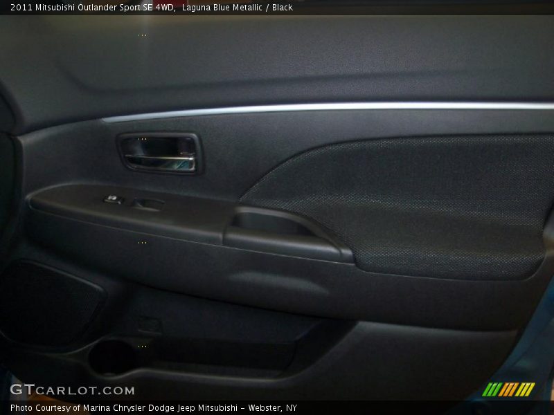 Laguna Blue Metallic / Black 2011 Mitsubishi Outlander Sport SE 4WD