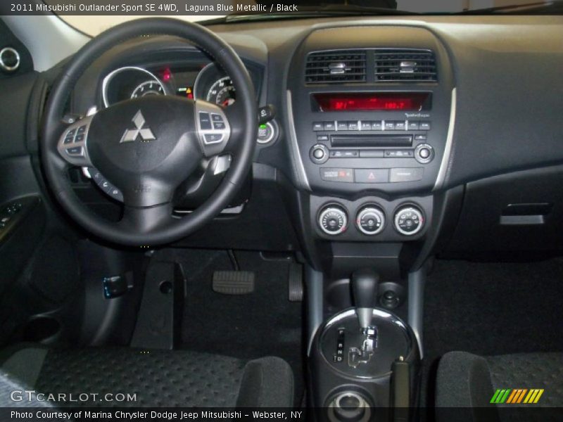 Laguna Blue Metallic / Black 2011 Mitsubishi Outlander Sport SE 4WD