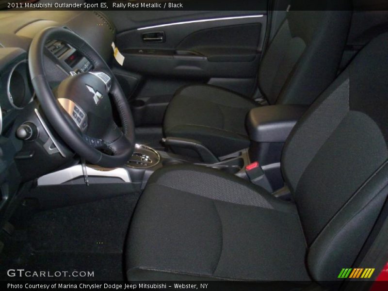 Rally Red Metallic / Black 2011 Mitsubishi Outlander Sport ES
