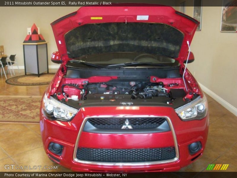 Rally Red Metallic / Black 2011 Mitsubishi Outlander Sport ES