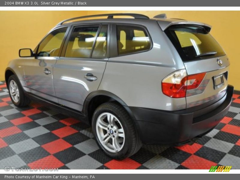 Silver Grey Metallic / Black 2004 BMW X3 3.0i