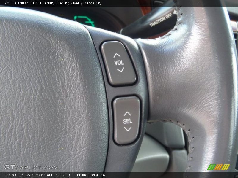 Sterling Silver / Dark Gray 2001 Cadillac DeVille Sedan