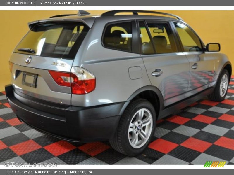 Silver Grey Metallic / Black 2004 BMW X3 3.0i