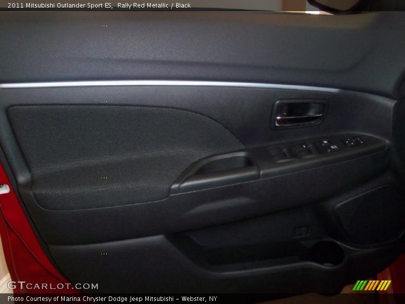 Rally Red Metallic / Black 2011 Mitsubishi Outlander Sport ES