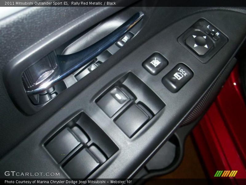 Rally Red Metallic / Black 2011 Mitsubishi Outlander Sport ES