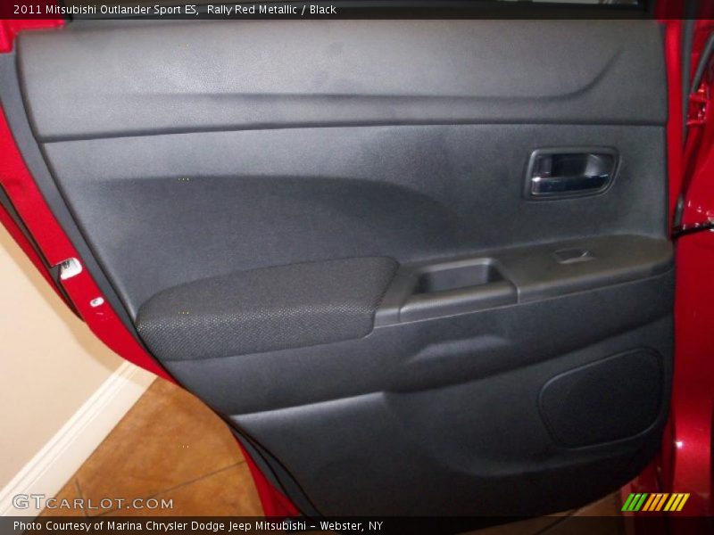 Rally Red Metallic / Black 2011 Mitsubishi Outlander Sport ES
